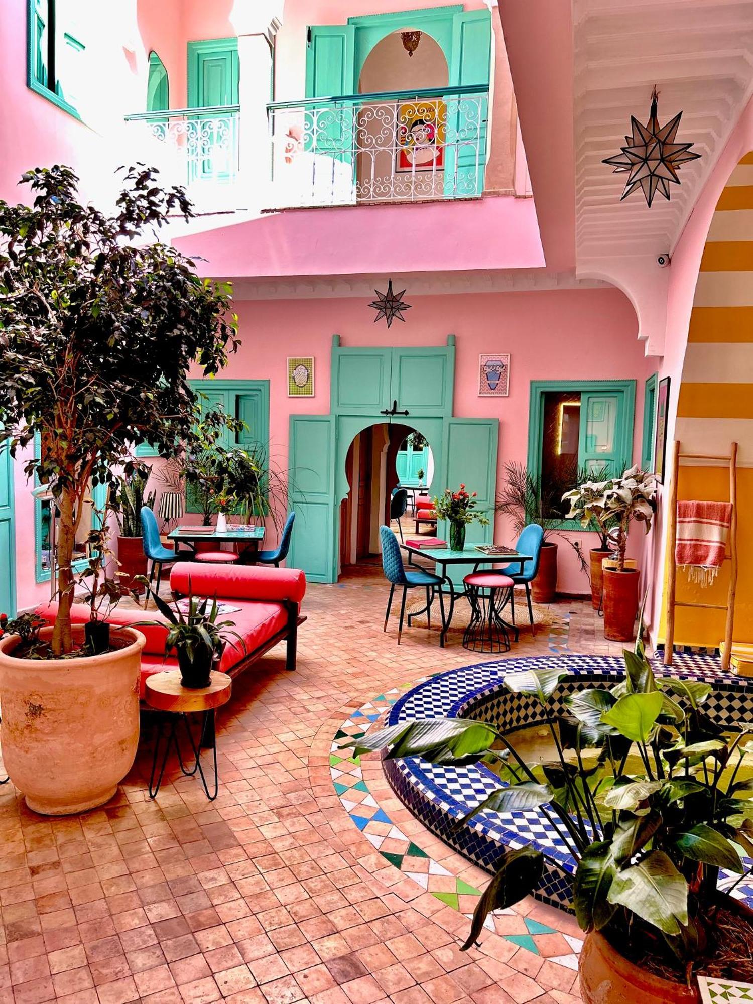 Riad Lauriers Blancs Marrakesh Bagian luar foto
