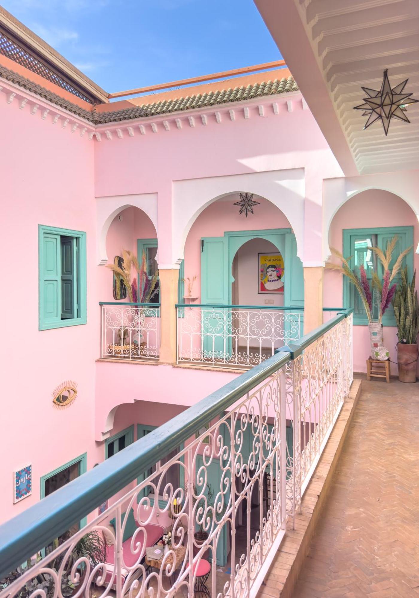 Riad Lauriers Blancs Marrakesh Bagian luar foto