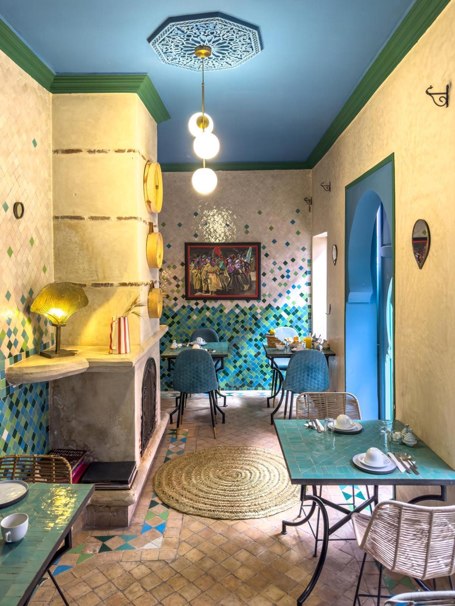 Riad Lauriers Blancs Marrakesh Bagian luar foto