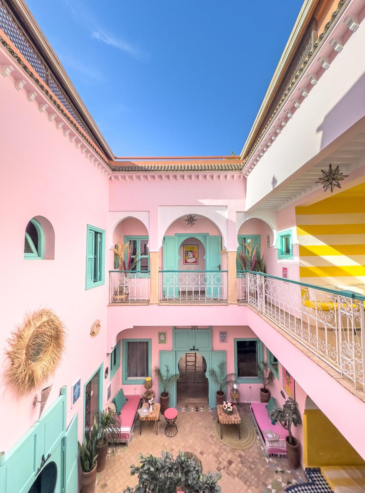 Riad Lauriers Blancs Marrakesh Bagian luar foto