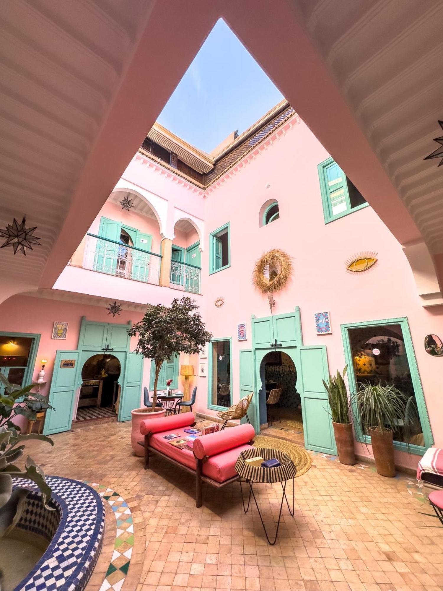 Riad Lauriers Blancs Marrakesh Bagian luar foto