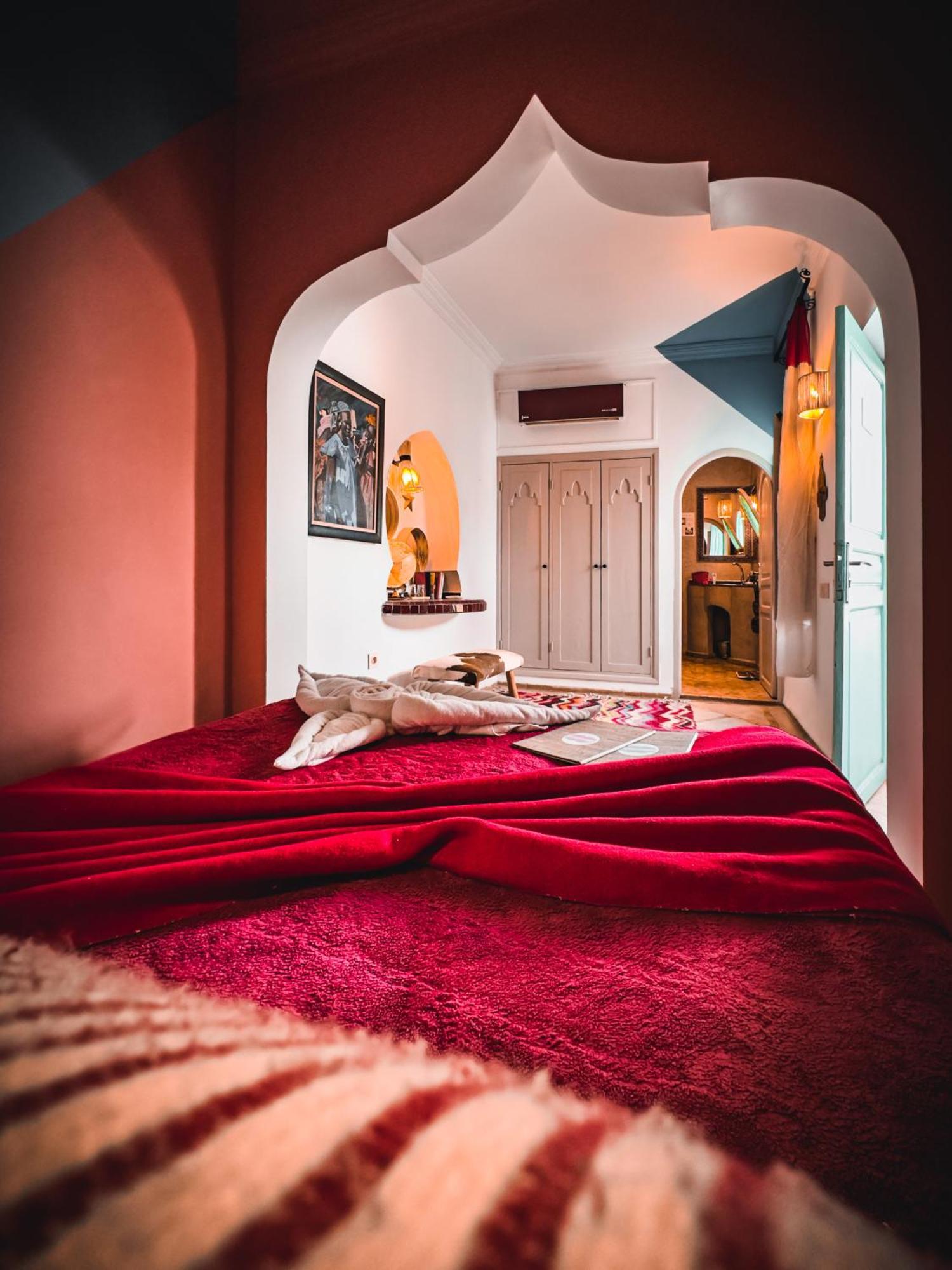 Riad Lauriers Blancs Marrakesh Bagian luar foto