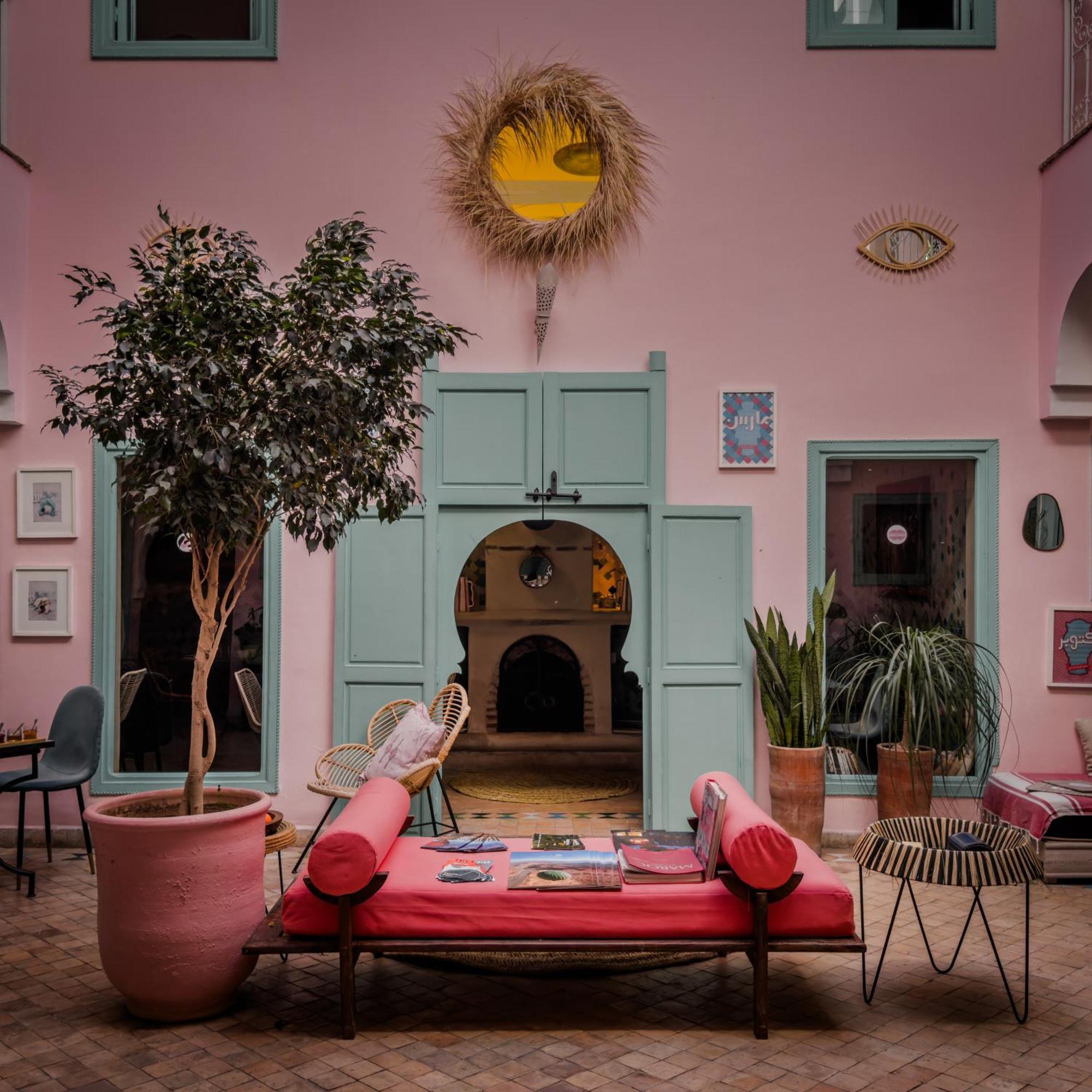 Riad Lauriers Blancs Marrakesh Bagian luar foto