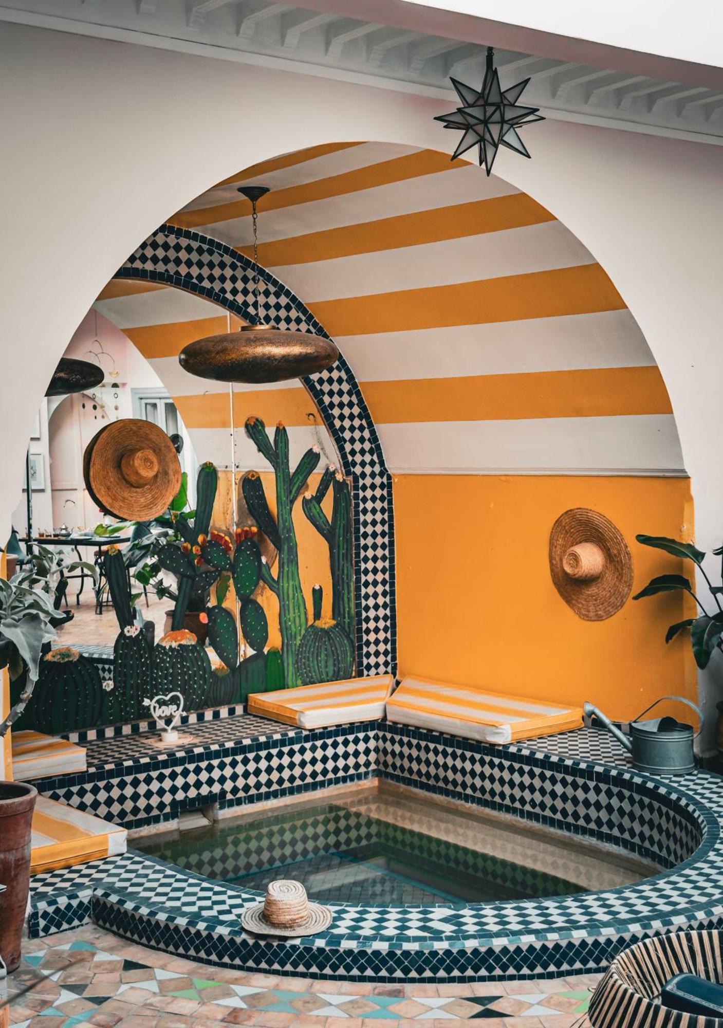 Riad Lauriers Blancs Marrakesh Bagian luar foto