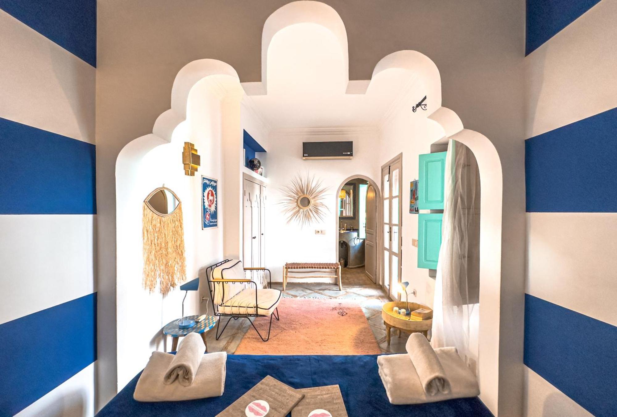 Riad Lauriers Blancs Marrakesh Bagian luar foto