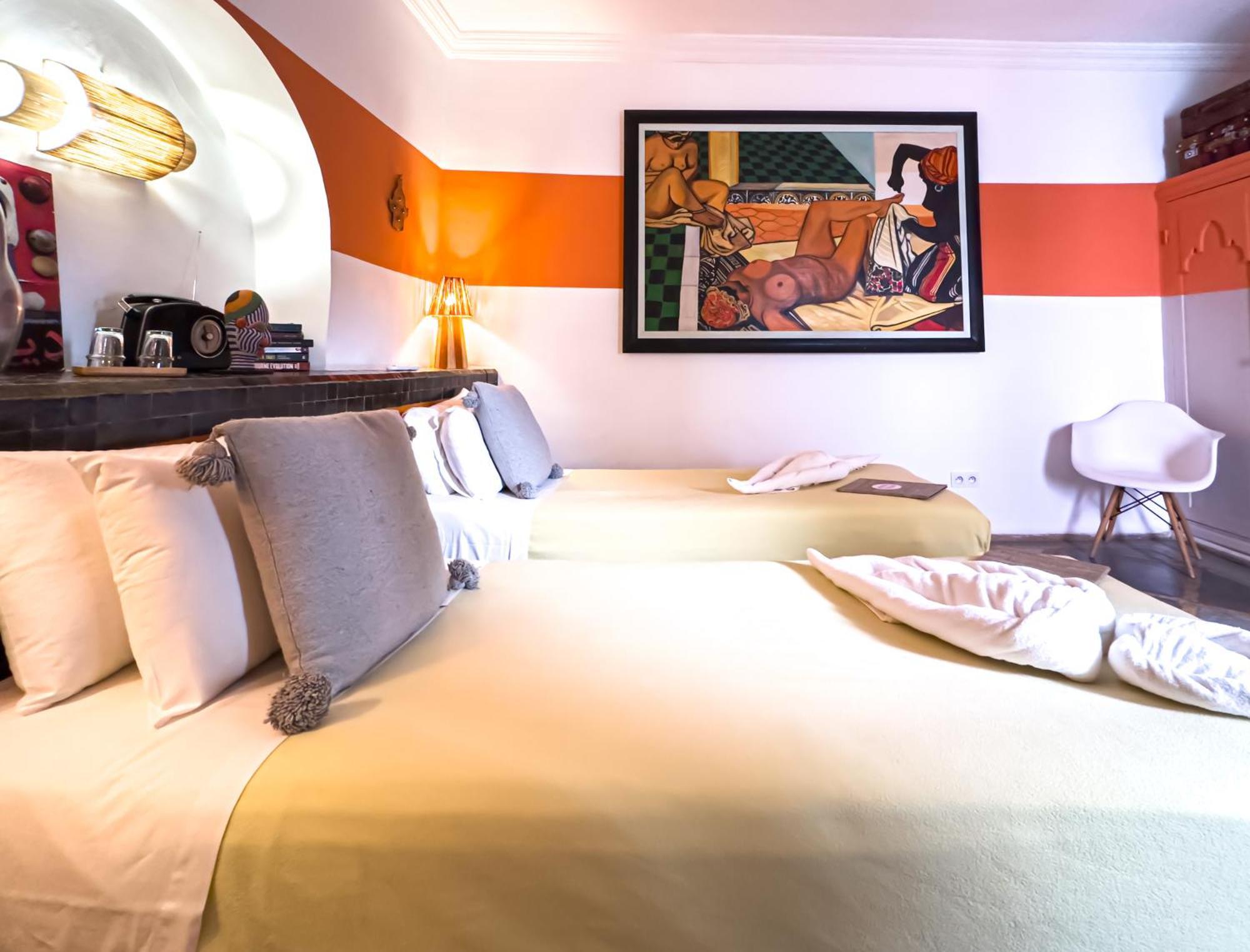 Riad Lauriers Blancs Marrakesh Bagian luar foto
