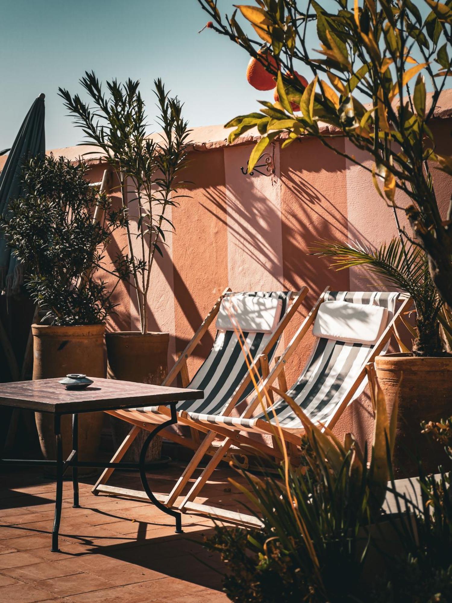 Riad Lauriers Blancs Marrakesh Bagian luar foto
